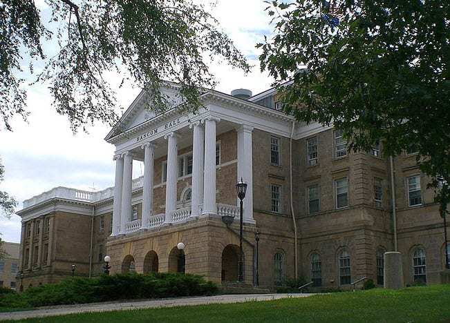 Main Campus Building at Wisconsin University