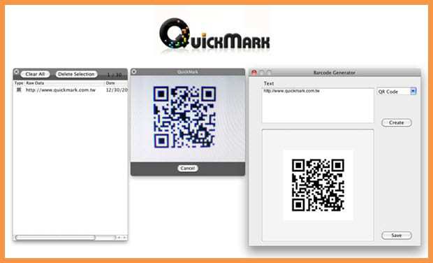 Screenshot of QuickMark App at Mac Store
